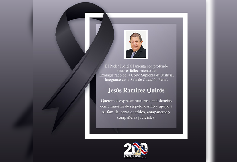 Fallece el exmagistrado Jesús Ramírez