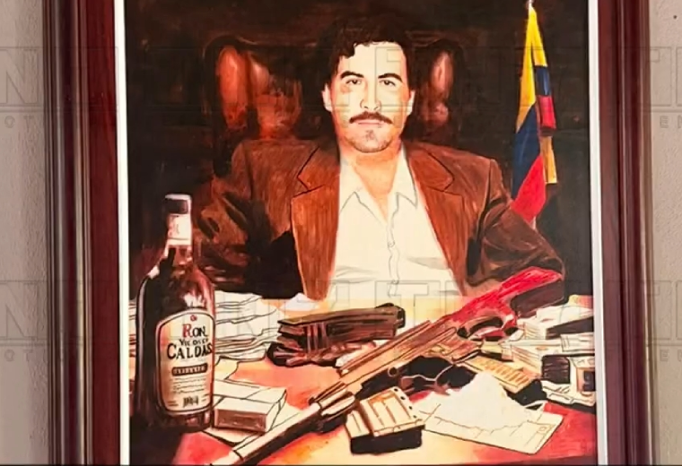 Cuadro de reconocido narco colombiano adornaba guarida de Diablo: veálo aquí