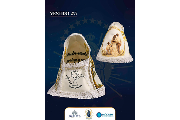 Cinco vestidos avanzan a la etapa final para vestir a la Virgen de los Ángeles