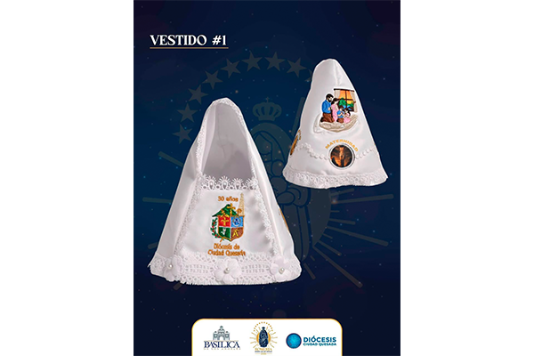 Cinco vestidos avanzan a la etapa final para vestir a la Virgen de los Ángeles