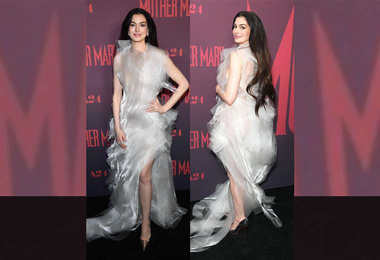 Anne Hathaway presume su embarazo en la premiere de The End of Oak Street