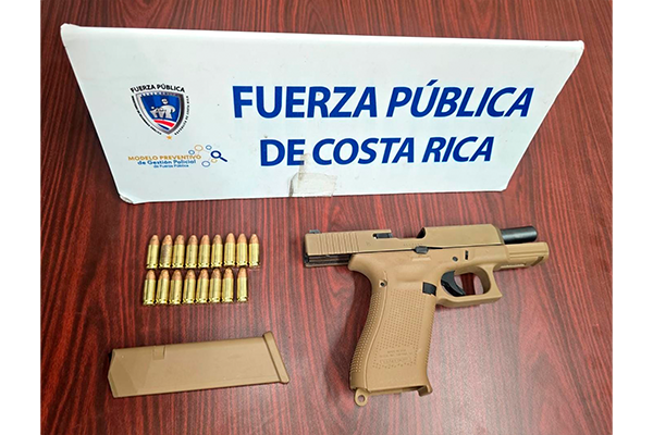 Fuerza Pública decomisó un arma cada seis horas en Heredia